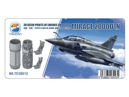 1/32 Mirage 2000 D/N 3D RESIN PRINTS OF ENGINES AND SEATS