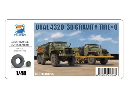 1/48 URAL 4320 3D GRAVITY TIRE×6