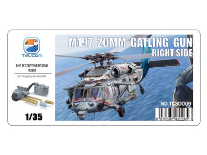 1/35 M197 20MM GATLING GUN RIGHT SIDE (for “Knighthawk”MH-60S)
