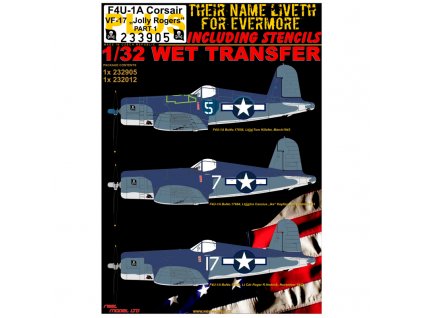 f4u 1a vf 17 jolly rogers stencils 132 233905