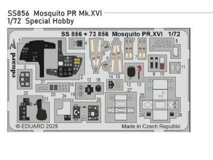 197009 ss856 mosquito pr mk xvi special hobby 1 72