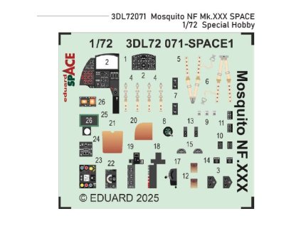 197090 3dl72071 mosquito nf mk xxx space special hobby 1 72