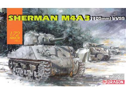 Model Kit tank 7569 Sherman M4A3 105mm VVSS 1 72 a92170776 10374