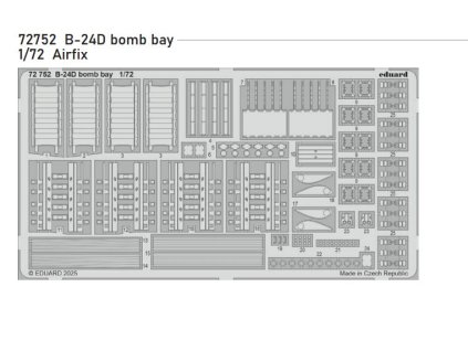 72752 B 24D bomb bay Airfix 1 72