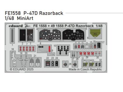 FE1558 P 47D Razorback Miniart 1 48