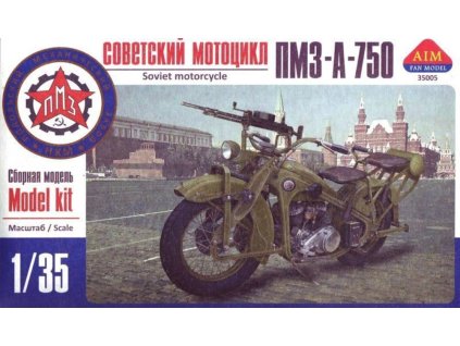 1/35 PMZ-A-750 Soviet motorcycle