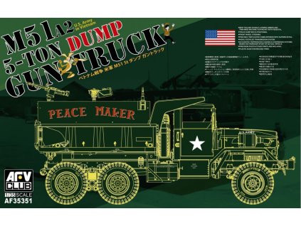 AF35351 M51A2 5 Ton Dump Gun Truck