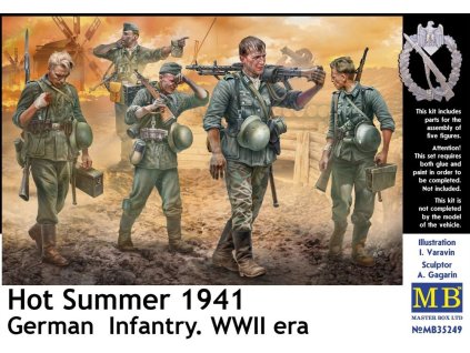 1/35 Hot Summer 1941, German Infantry (5 fig.)