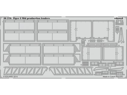 1/35 Tiger I Mid production fenders (DRAGON 6700)