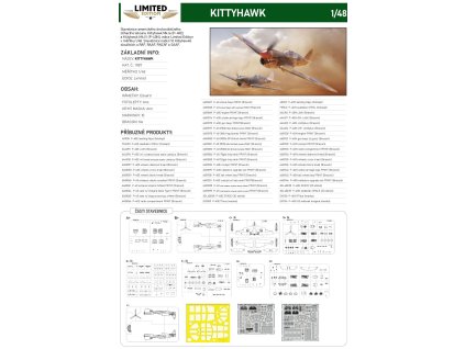 199535 9 11187 2 kittyhawk kittyhawk mk ia p 40e a kittyhawk mk iv p 40n limited edition dual combo 1 48