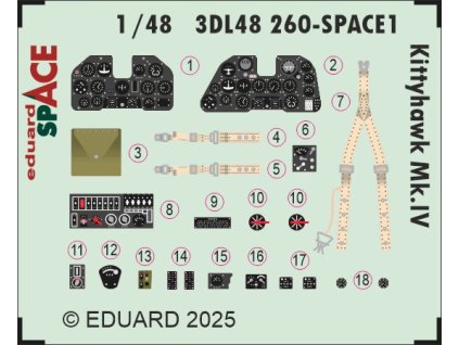 3DL48260 SPACE REKL Kittyhawk Mk.IV 1 48 rev0