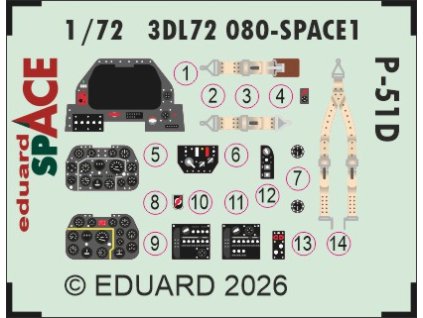 3DL72080 SPACE REKL P 51D 1 72 rev0