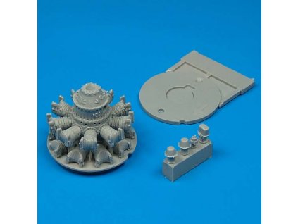 1/48 F4U-7 Corsair engine