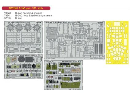 BIG72189 B 24D part I 1 72 Airfix