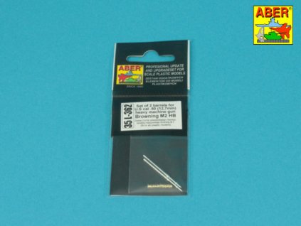 1/35 Set of 2 barrels for U.S cal .50 Browning M2 HB