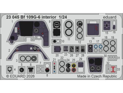 23045 REKL Bf109G6interior 1 24 Rev0