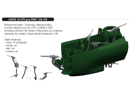 6481153 Do 217K guns PRINT 1 48 ICM