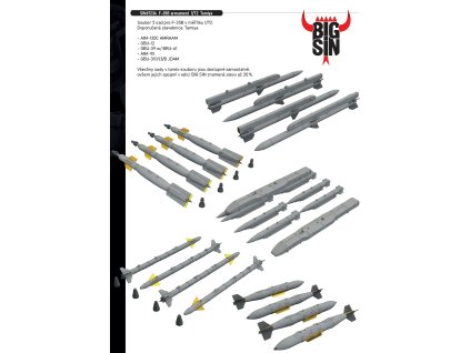 SIN67234 F 35B armament 1 72 Tamiya