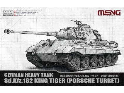 1/72 German Heavy Tank Sd.Kfz.182 King Tiger (Porsche Turret)