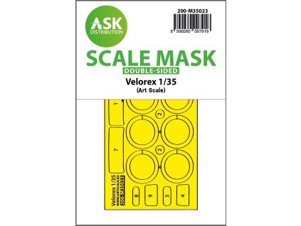 181937 41790 200 m32023 velorex double sided express fit mask for art scale kit