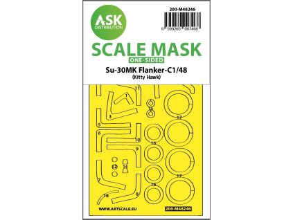 171627 40437 200 m48246 su 30mk flanker c one sided express fit mask for kity hawk