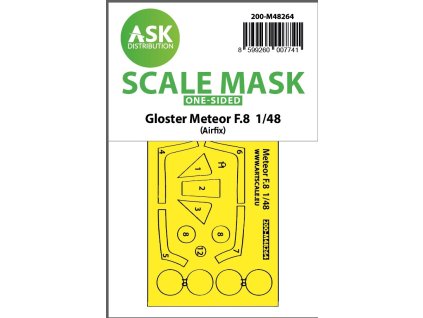 173202 1 48 gloster meteor f 8 one sided express fit mask for airfix