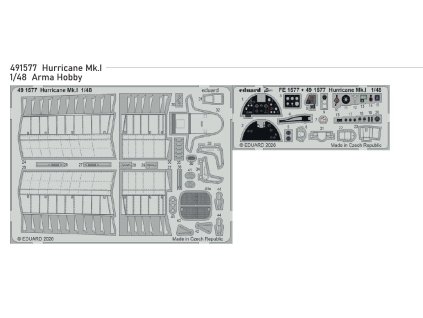 491577 Hurricane Mk.I Arma Hobby 1 48