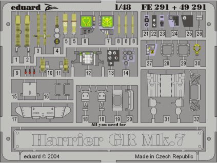 1/48 Harrier Gr Mk.7 (HASEGAWA 7236)