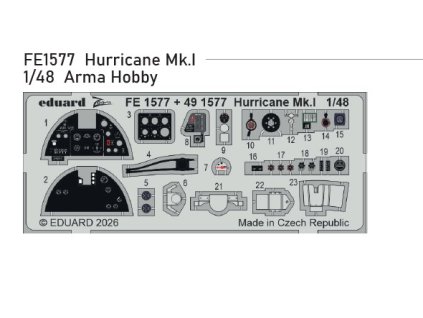 FE1577 Hurricane Mk.I Arma Hobby 1 48