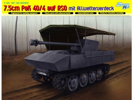 Model Kit military 6679 7 5cm PaK 40 4 auf RSO mit Allwetterverdeck 1 35 a64351069 10374