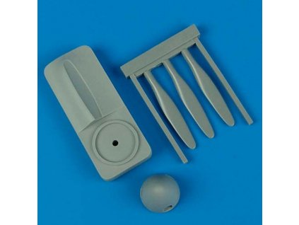 1/48 Spitfire Mk.I/Mk.V De Havilland propeller w/tool