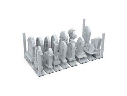 TUMBSTONES - BASING BITS 14 pieces