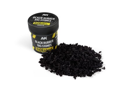 BLACK RUBBER BIG STONES 100ML