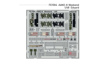 FE1584 A6M2 K Weekend 1 48 Eduard