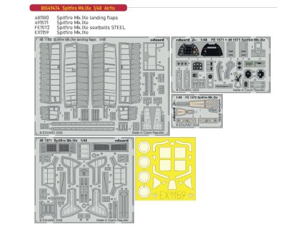 BIG49474 Spitfire Mk.IXe 1 48 Airfix