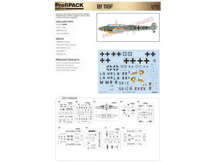 7084 Bf 110F ProfiPACK 1 72