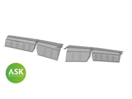 A72043 Me262 flaps detail set