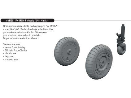 6481201 Fw 190D 9 wheels 1 48 MiniArt