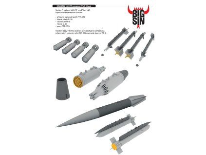 SIN648155 MiG 21F armament 1 48 Eduard