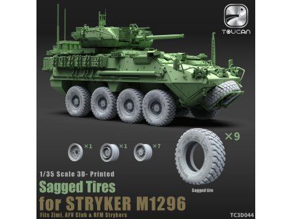 1/35 STRYKER M1296 - Sagged Tires