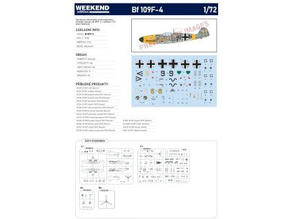 7478 Bf 109F 4 Weekend 1 72