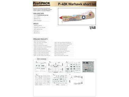 82243 P 40K Warhawk short tail ProfiPACK 1 48