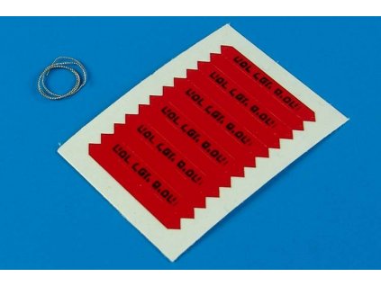 1/32 Remove before flight flags - IDF - black lettering