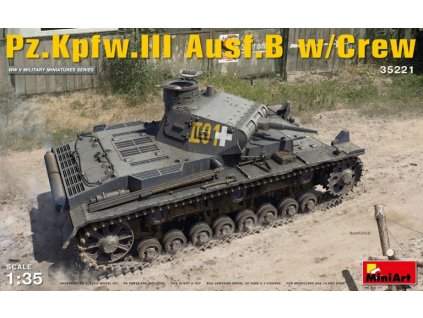 1/35 Pz.Kpfw. III Ausf. B w/ crew (5 fig.)