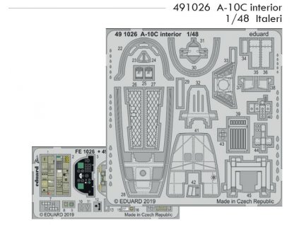 491026 A 10C interior 1 48 Italeri