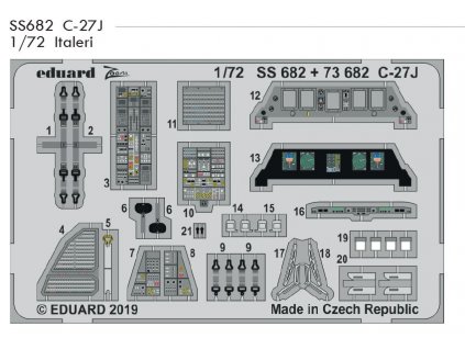 SS682 C 27J 1 72 Italeri