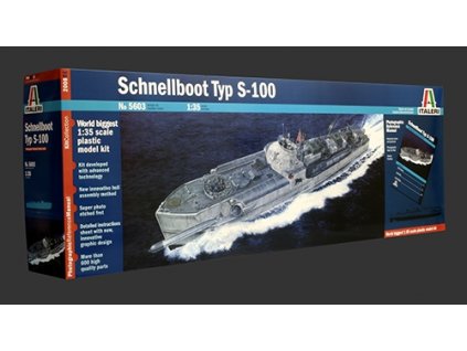 Model Kit loď PRM edice 5603 - SCHNELLBOOT TYP S-100 (1:35)