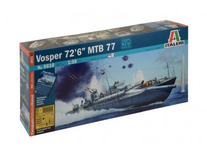 Model Kit loď PRM edice 5610 - VOSPER 72''6' MTB 77 (1:35)