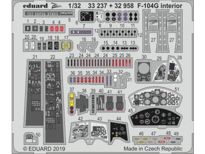 1/32 F-104G interior (ITALERI)