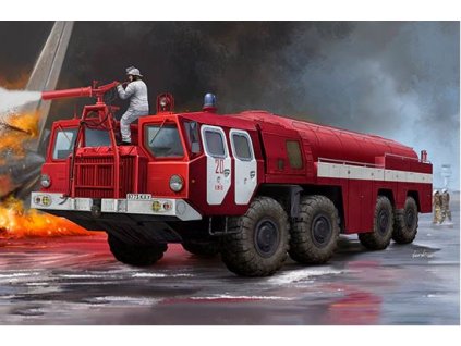 01074 Airport Fire Fighting Vehicle MAZ 543 AA 60